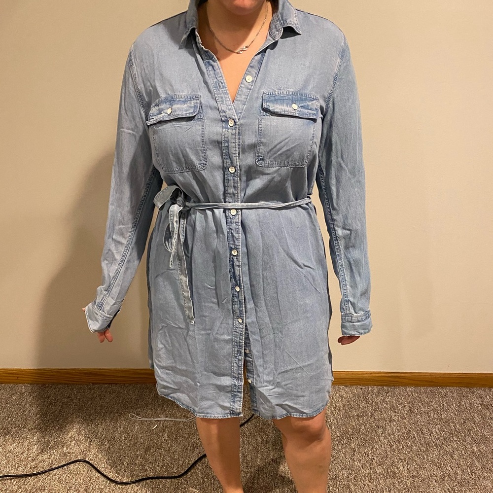 Simple jean dress